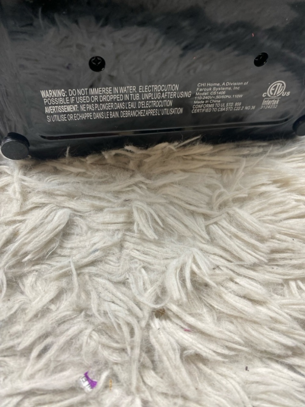 CHI Smart Electric Hot Rollers Set Black with 6 Clips and Carrying Case - Picture 5 of 7
